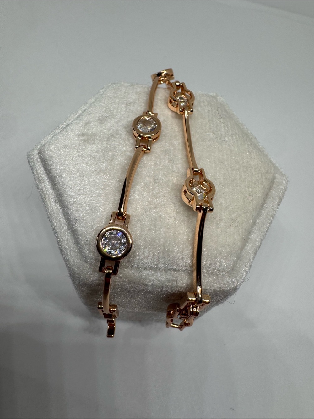 Vintage 14K 585 Rolled Gold Bracelet Size 7.25 Inch Not Solid Gold